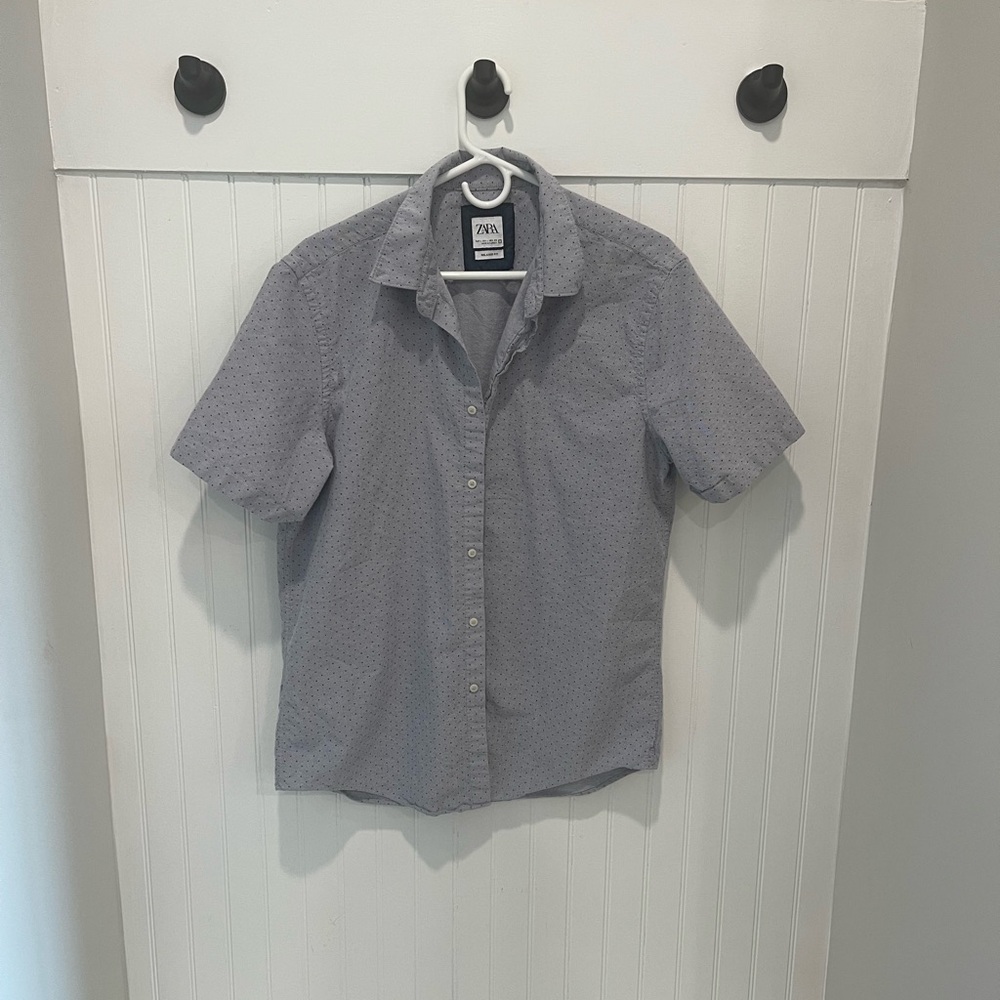 Mens Short sleeve button down